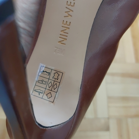 Nine west high heel leather booties size 7.5 - Picture 9 of 14